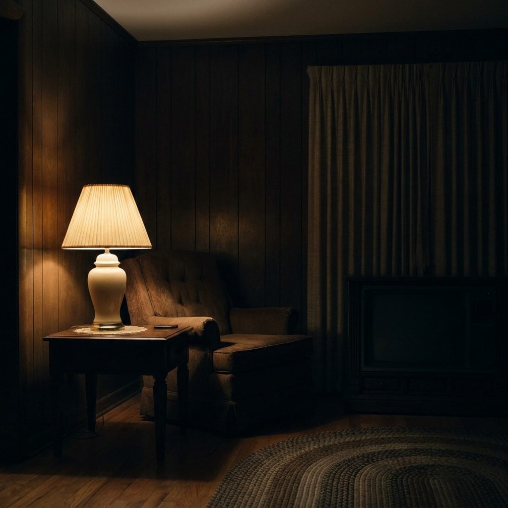 The Specific Weight of the Sunday Night 60-Watt Lamp in the Living Room