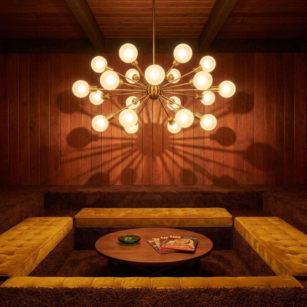 The Sputnik Chandelier That Hung Just Low Enough to Duck Under