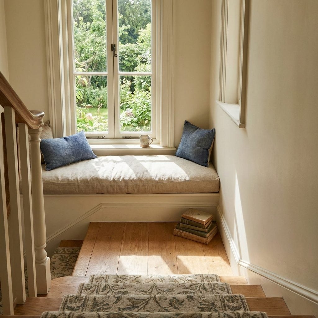 How a Staircase Landing Becomes a Place to Pause