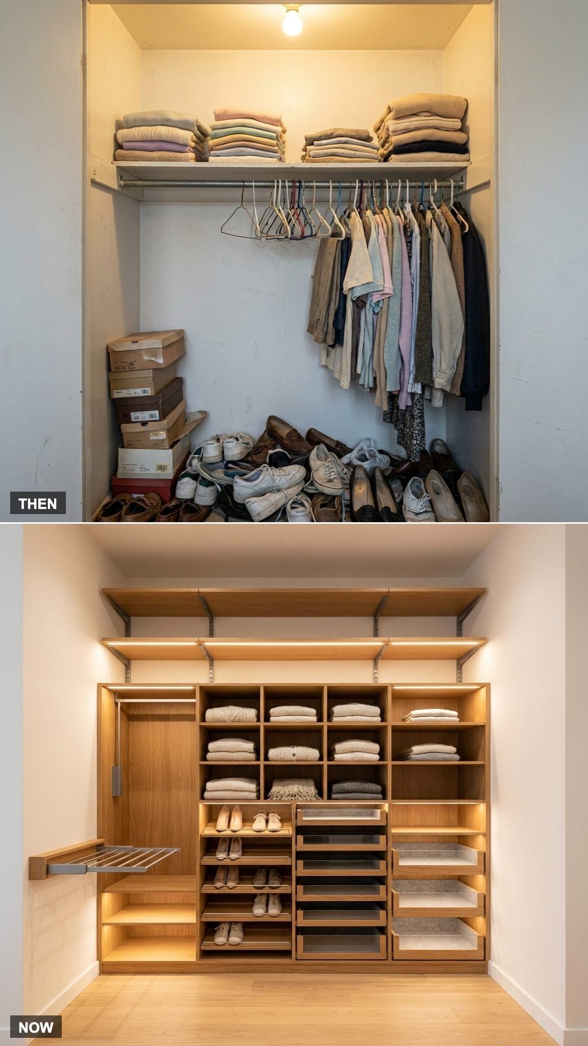 Standard Closets vs. Closet Organization Systems