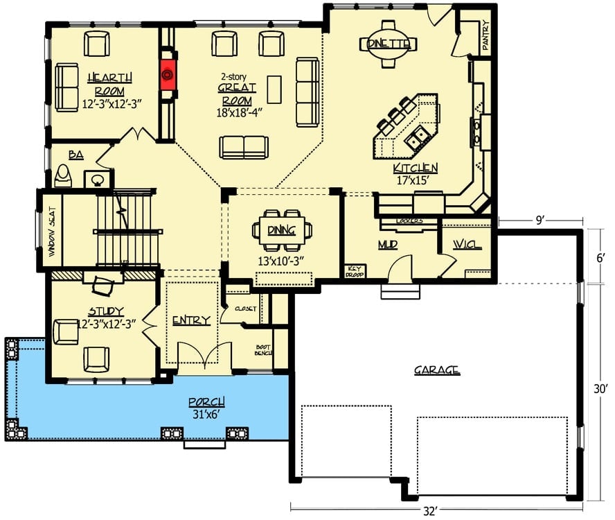 Floor Plan - Main Floor