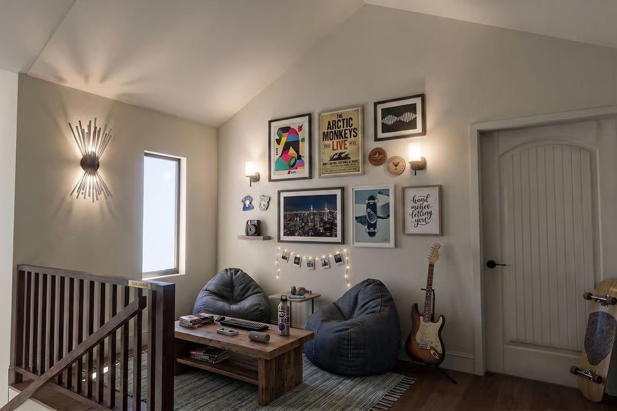 Arctic Monkeys Posters and Bean Bags: Teen Lounge Done Right