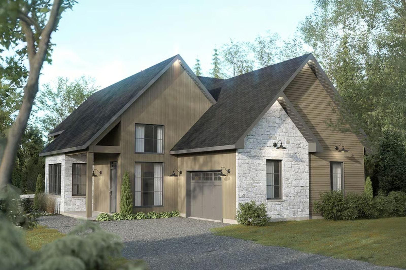 Stonepine Haven 2-Bedroom Mountain Home with Vaulted Great Room Designed for Couples Who Want a Home That Feels Like Vacation (Floor Plan)
