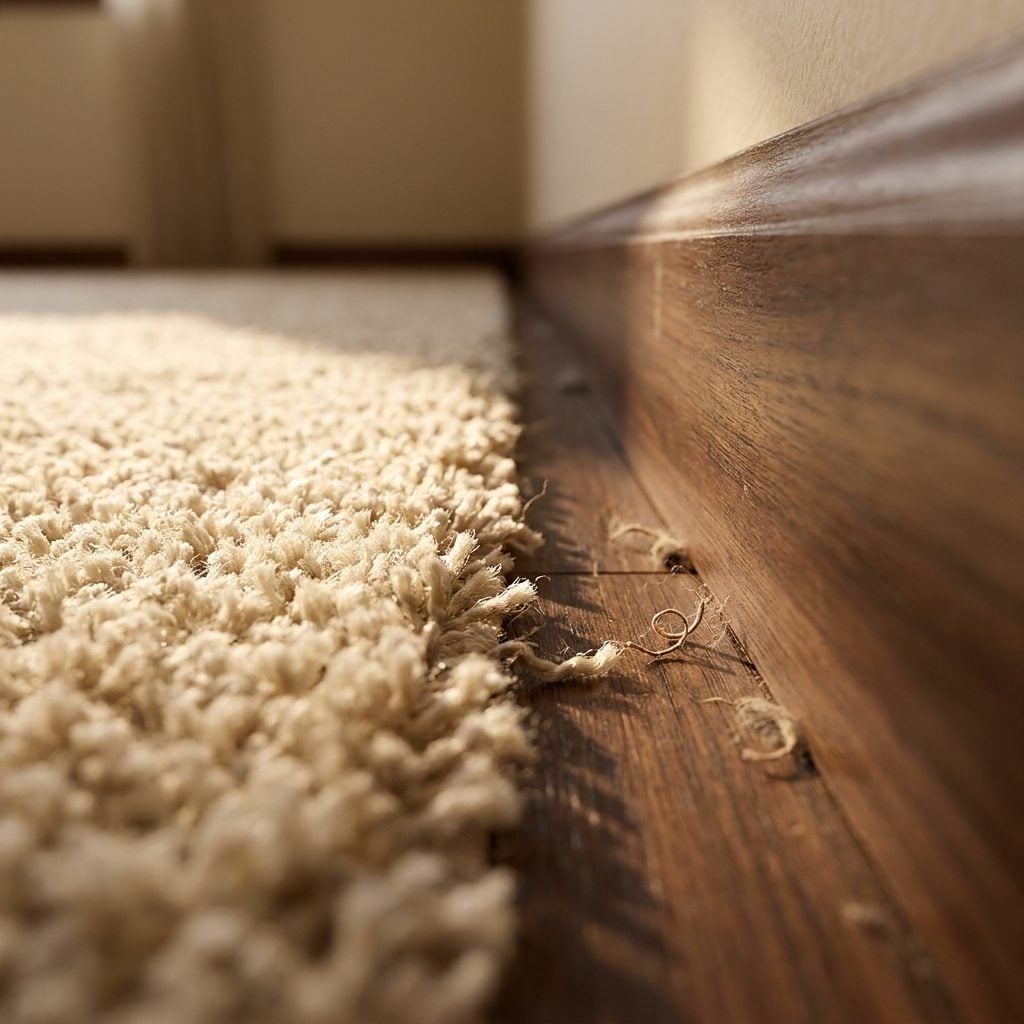 The Strip of Carpet That Met the Paneling at the Baseboard and Never Quite Flush