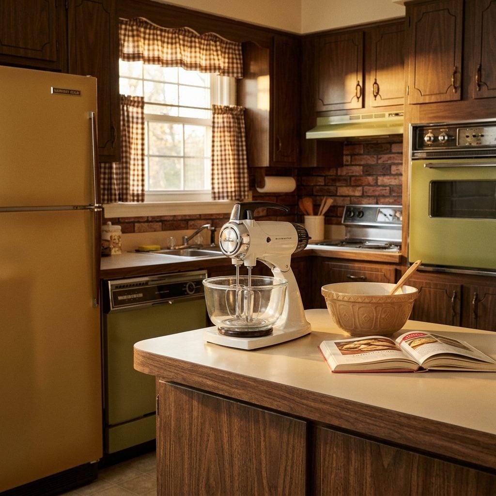 A Sunbeam Mixmaster on the Counter: Around $40 in 1974