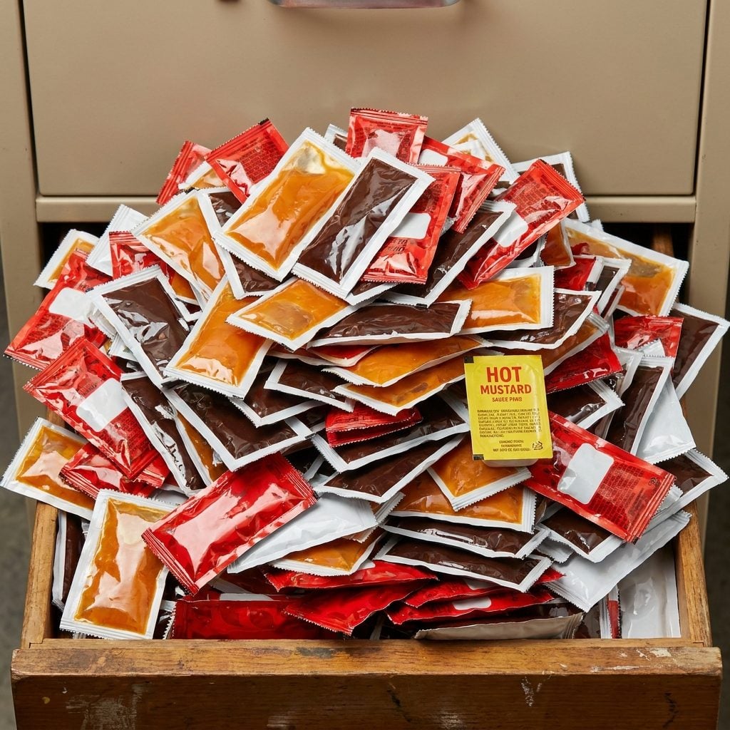 The Takeout Sauce Packets That Can Carry an Old Rule About Waste