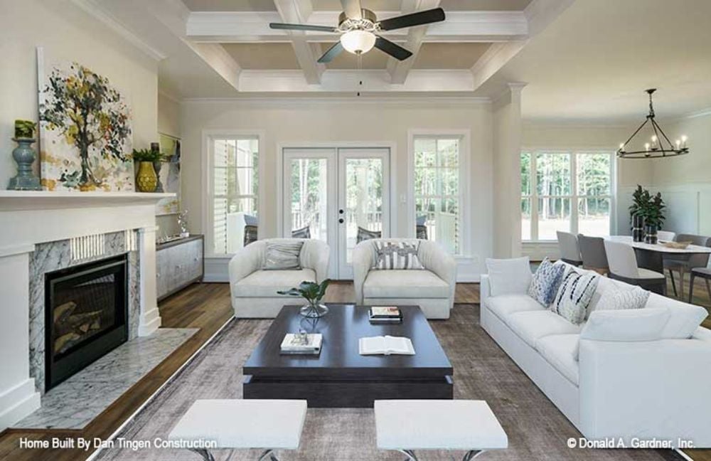 Marble Surround, Double French Doors, and Sofas That Actually Invite You to Sit Down