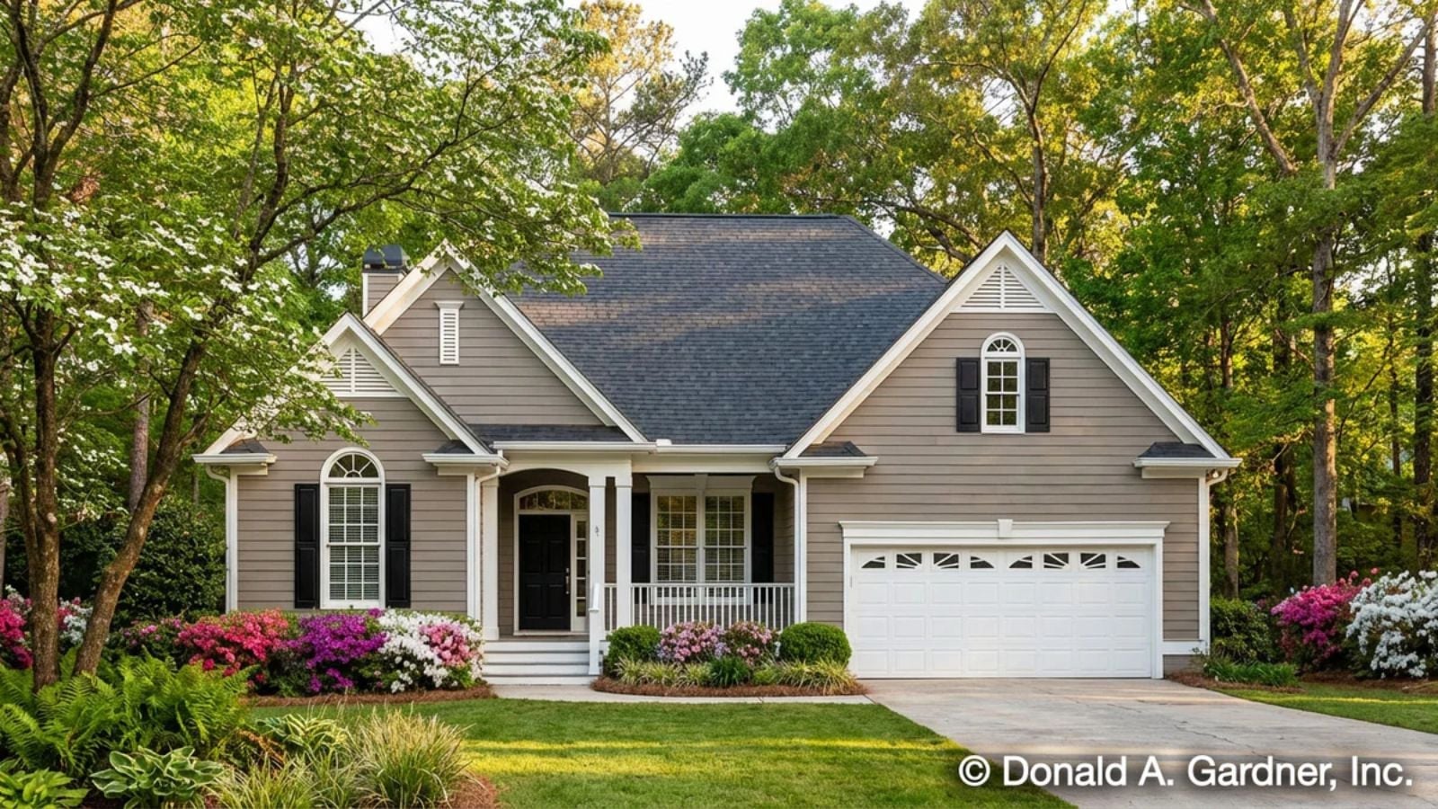 The Fenmore 3-Bedroom Ranch House Plan with Bonus Room (1,593 Sq. Ft. Floor Plan)