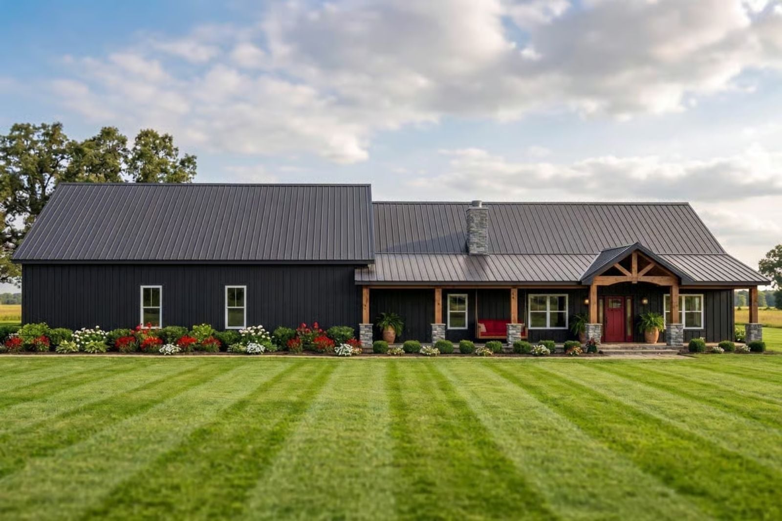 Thornhollow 3-Bedroom Modern Farmhouse Barndominium House Plan with 4-Car Garage (2,428 Sq. Ft. Floor Plan)