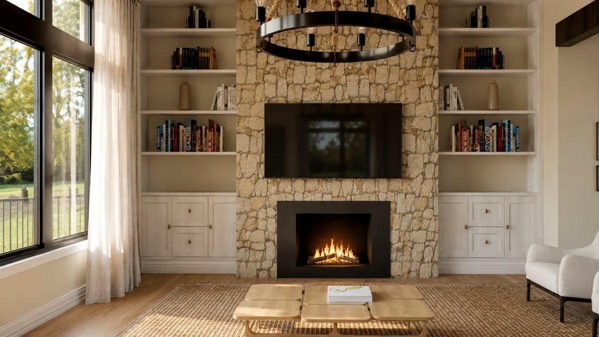 Stone, Fire, and Built-Ins That Actually Earn Their Wall Space