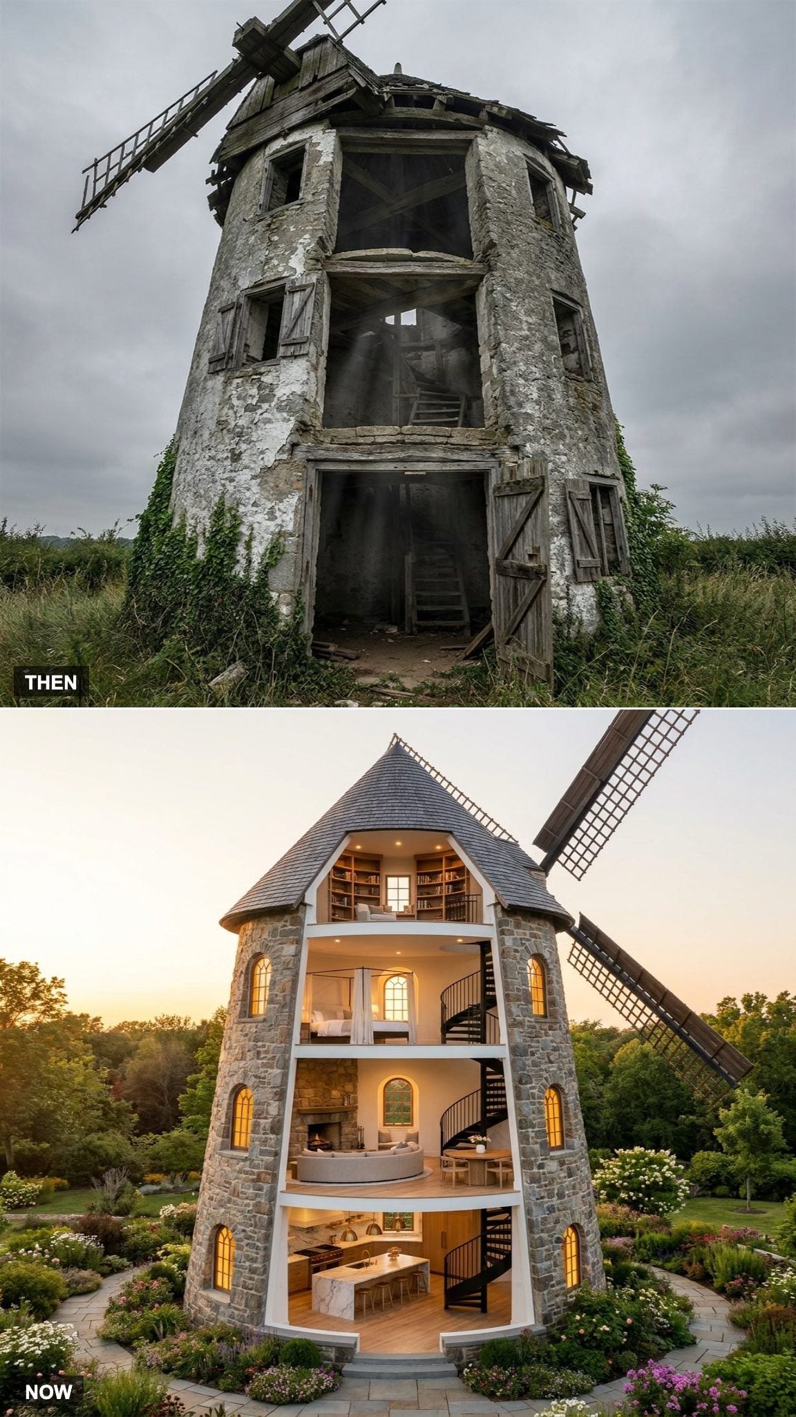 The Ultimate Dream Windmill Home Interior