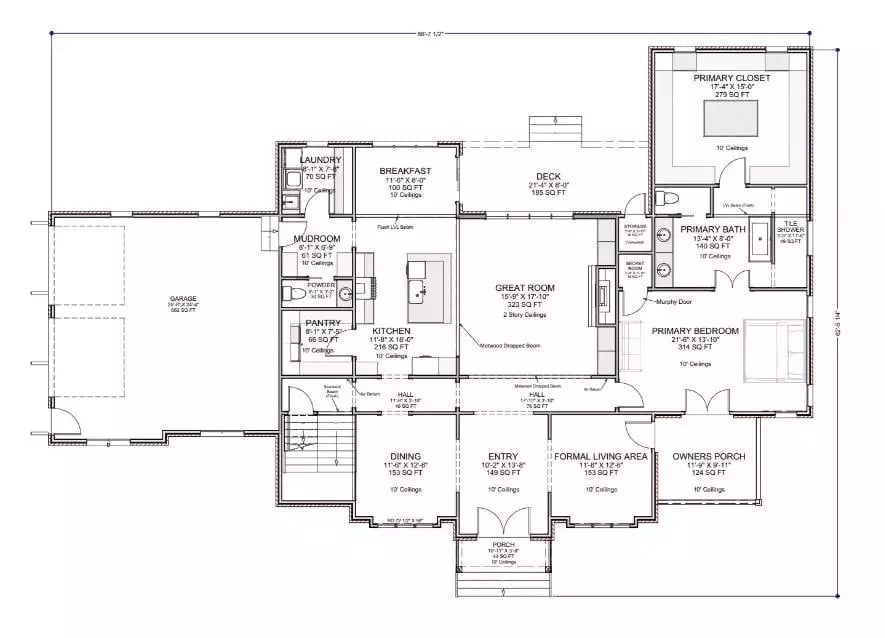 Floor Plan - Main Floor