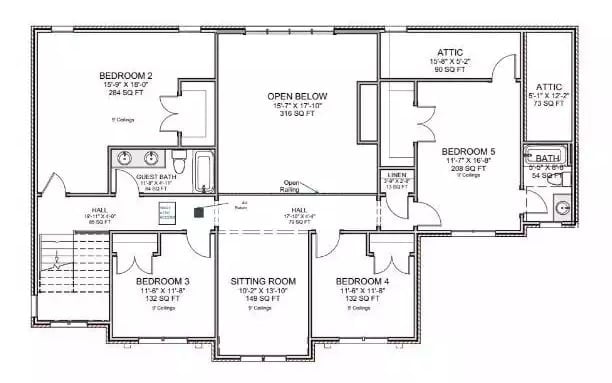 Floor Plan - Second Floor