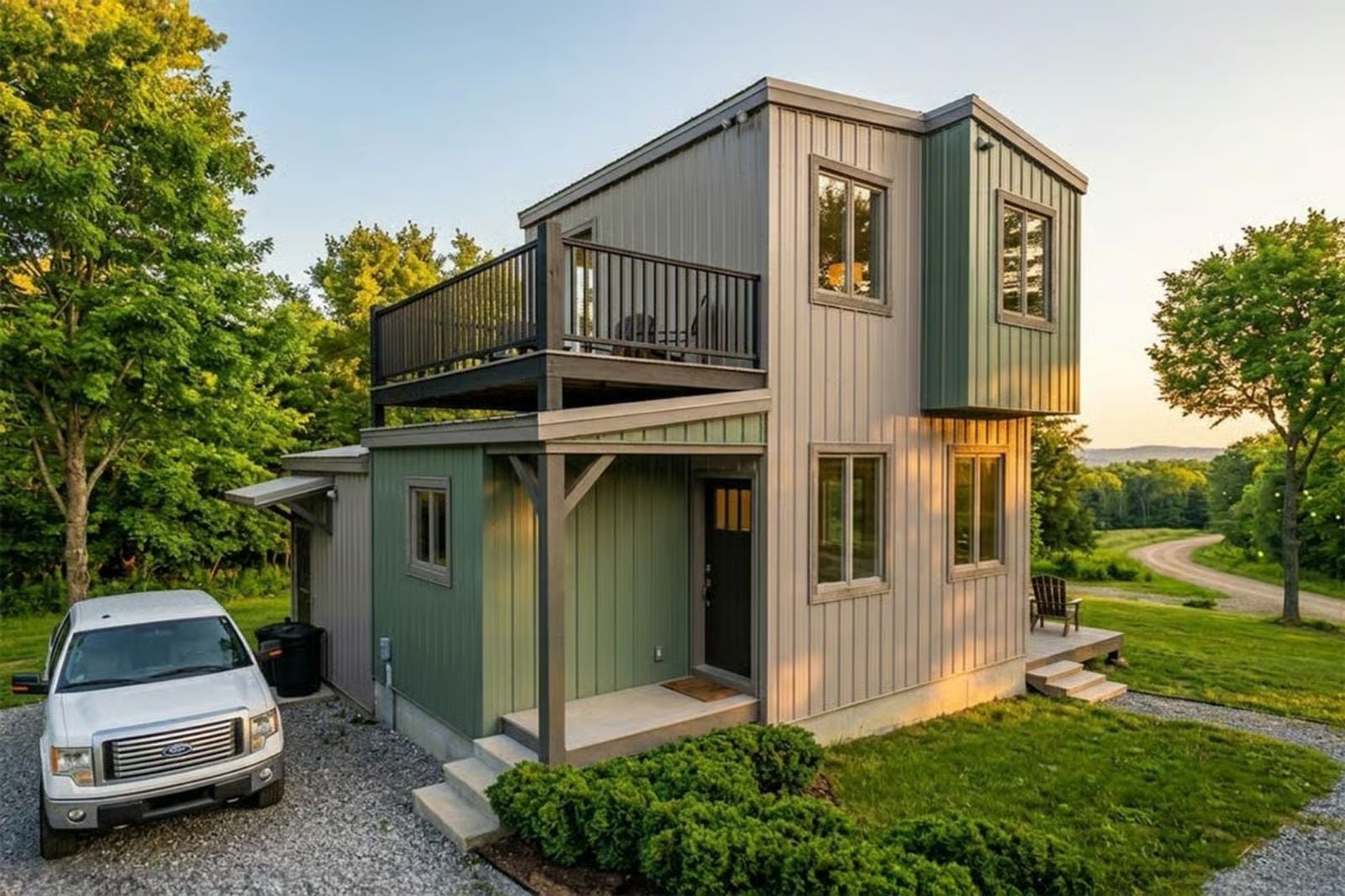 Verdant Vista 2-Bedroom Contemporary with Loft Designed for Couples Who Want a Home That Feels Like Vacation (Floor Plan)