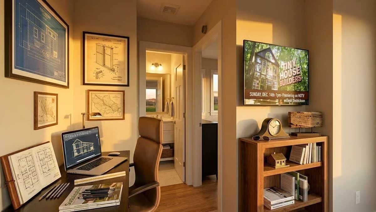 Blueprint Walls, CAD on Screen, and a TV That Knows Its Audience