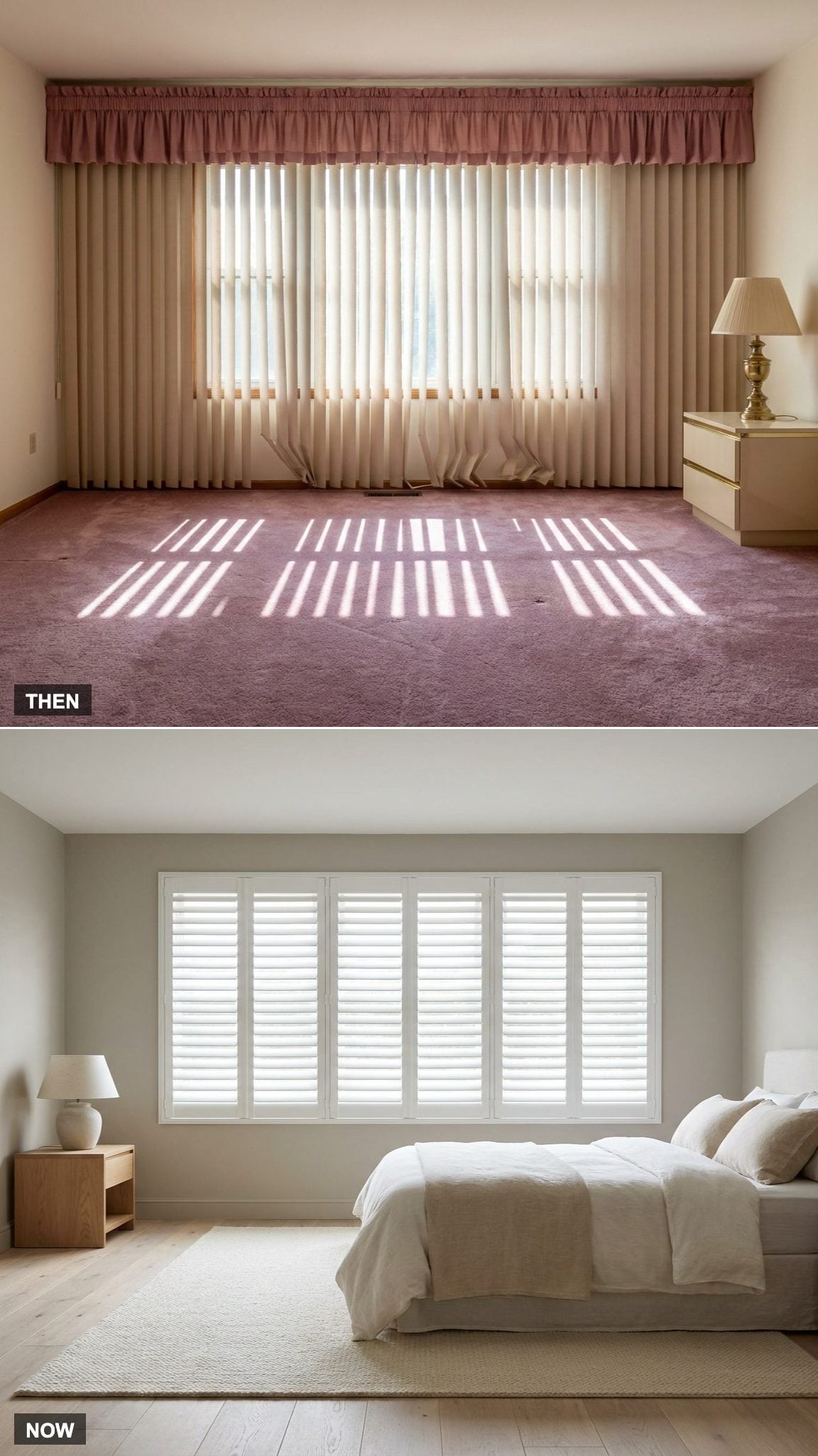 Vertical Blinds vs. Wide-Louver Shutters