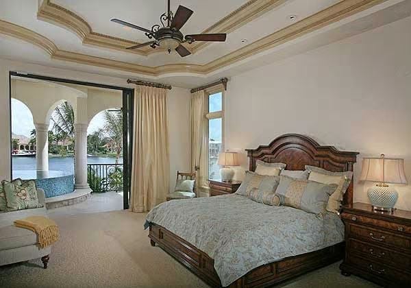 Coffered Ceiling, Waterway View, and a Bedroom That Earns Its Square Footage