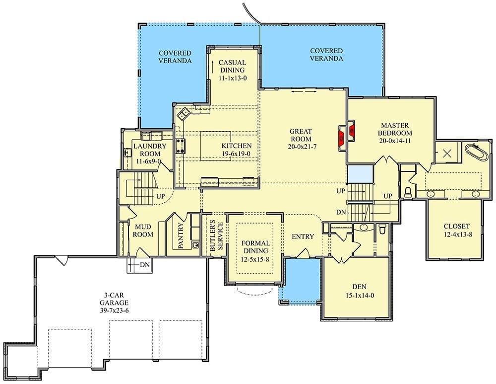 Floor Plan - Villa Monteverde 5-Bedroom Mediterranean with Home Theater Designed for Self-Made Homeowners Finally Building What They Always Wanted