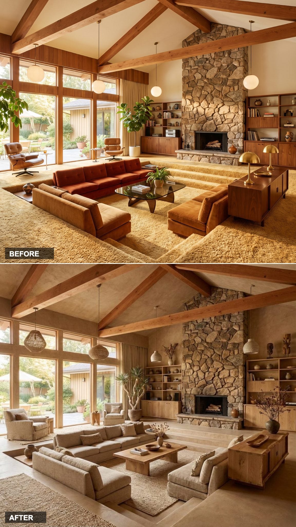 Wabi-Sabi Goes Luxury: Clay Plaster, Boulder Stone, and Handcrafted Oak