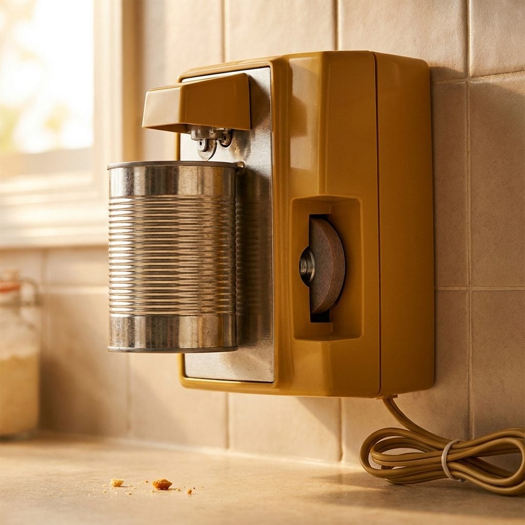 The Wall-Mounted Electric Can Opener That Also Sharpened Your Knives