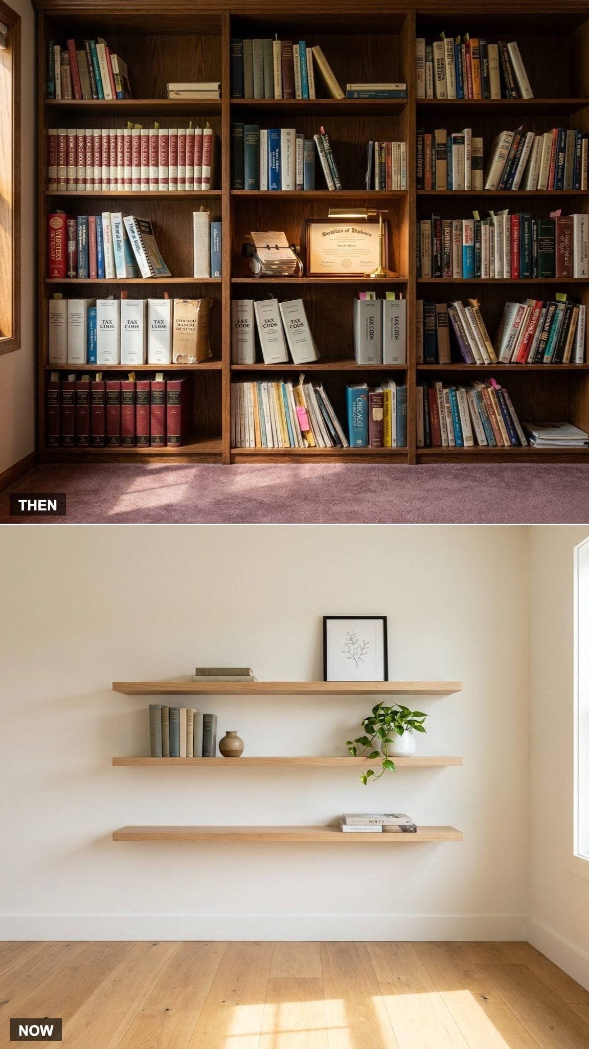 A Wall of Reference Books vs. A Search Bar