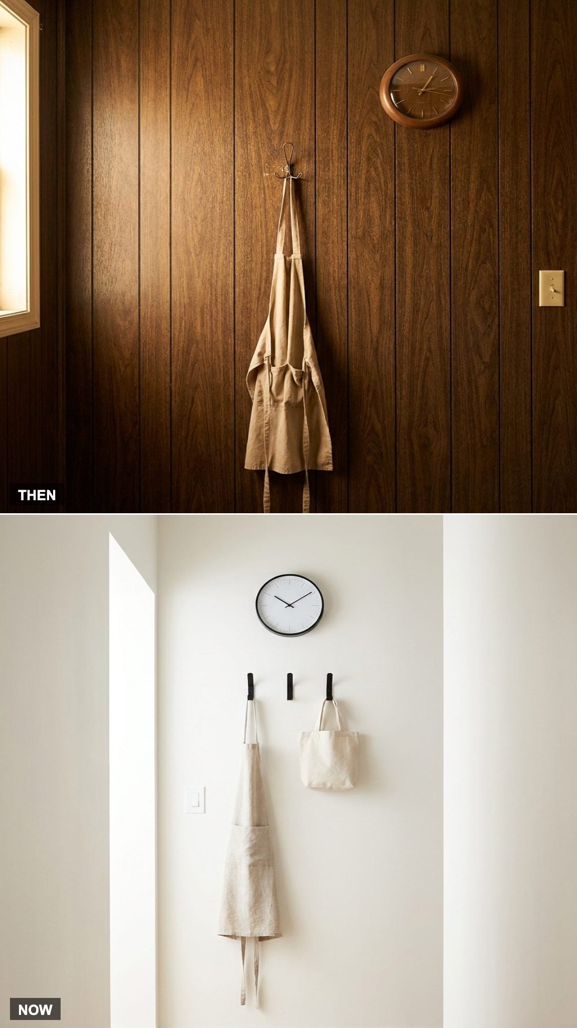 The Walls: Wood Paneling to Painted Everything