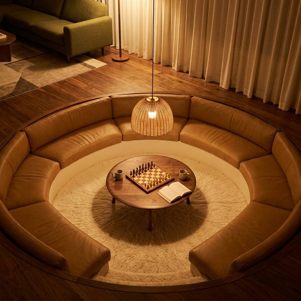 The Way It Made a Room That Felt Like a Room You Went Down Into