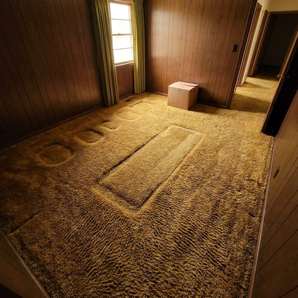 The Way the Shag Held the Shape of Every Piece of Furniture That Had Ever Sat On It