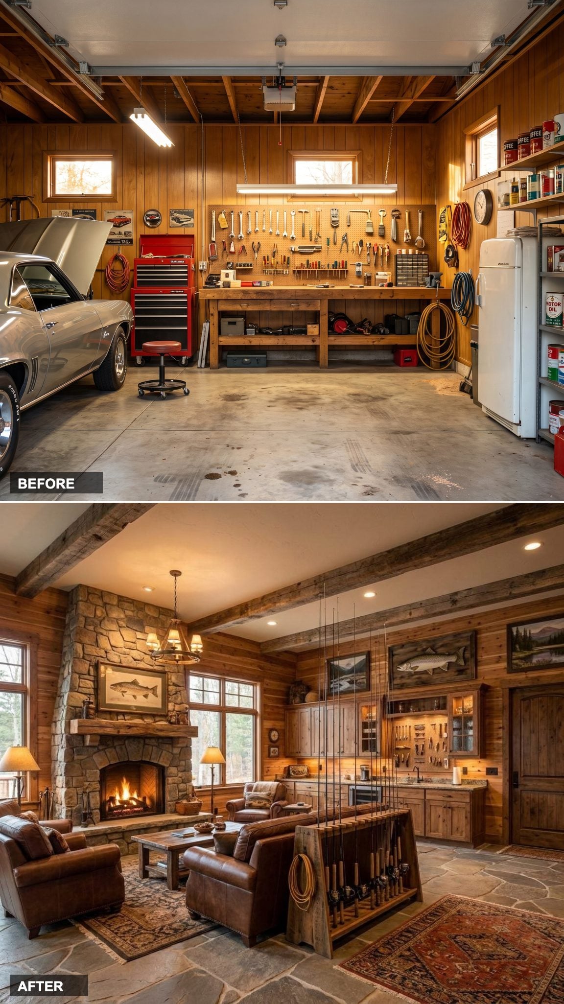 White Oak Cabinetry and Polished Epoxy Floors Make a Workshop Feel Like a Tech Laboratory