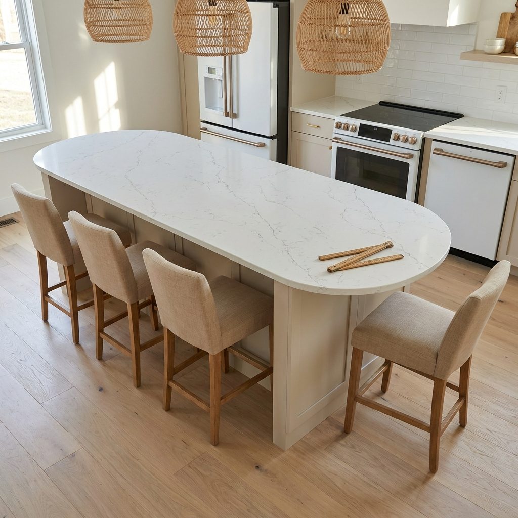 Why Rounded Island Ends Eat Your Last Stool's Space Without Warning