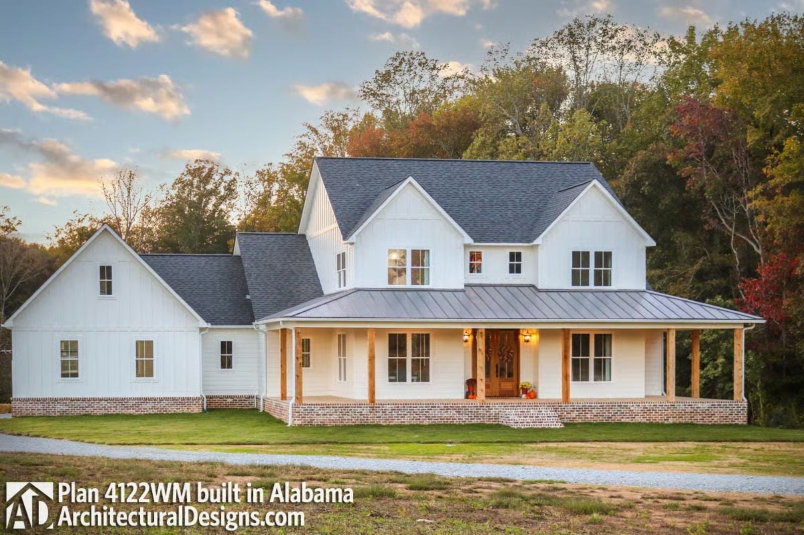 Willowfield 4-Bedroom Country Farmhouse with Wrap-Around Porch Designed for Families Who Believe in Big Tables, Long Dinners, and Loud Laughter (Floor Plan)