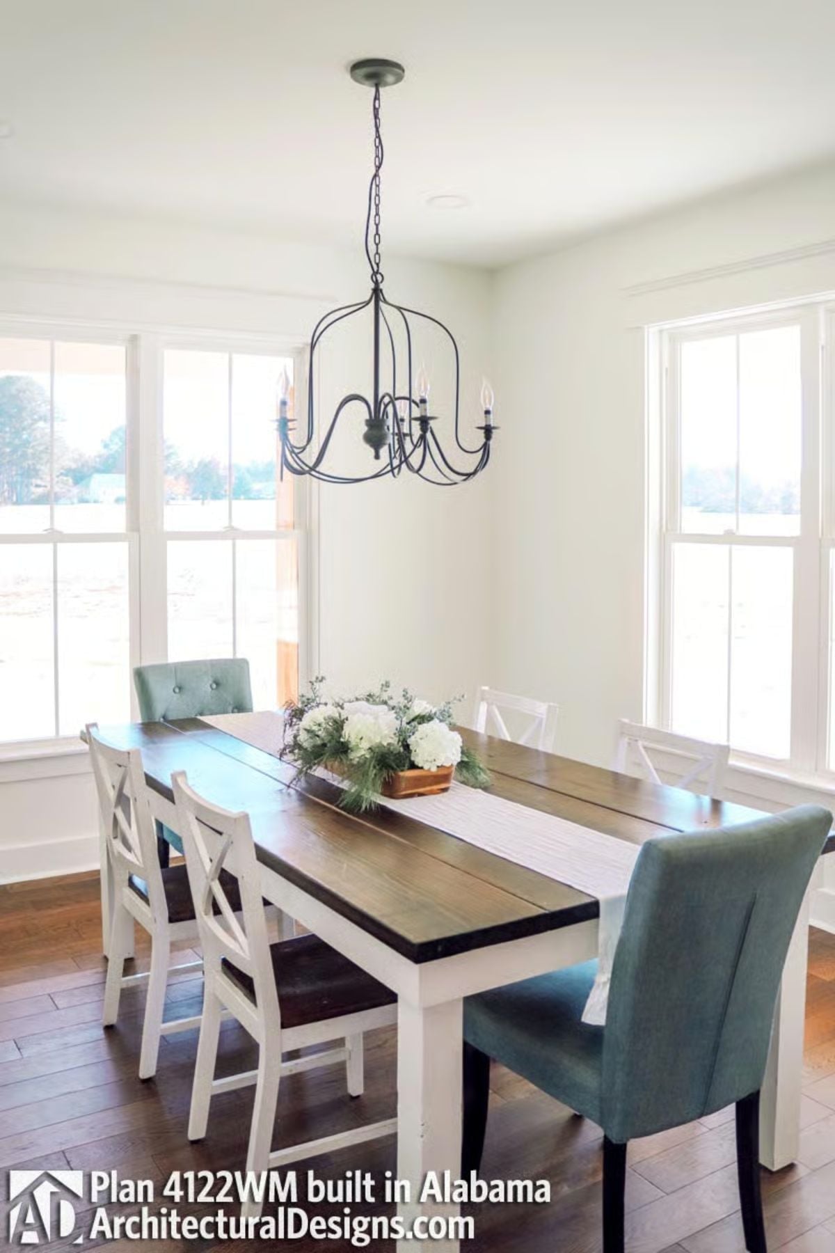 Candlestick Chandelier and a Farm Table Built for People Who Actually Stay at Dinner