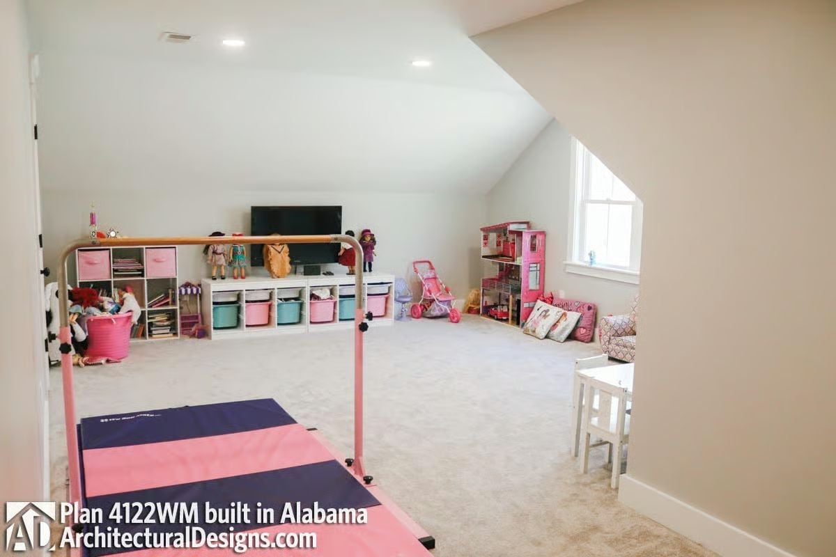 Gymnastics Bar and Dollhouse Living Together Is Exactly the Chaos It Looks Like
