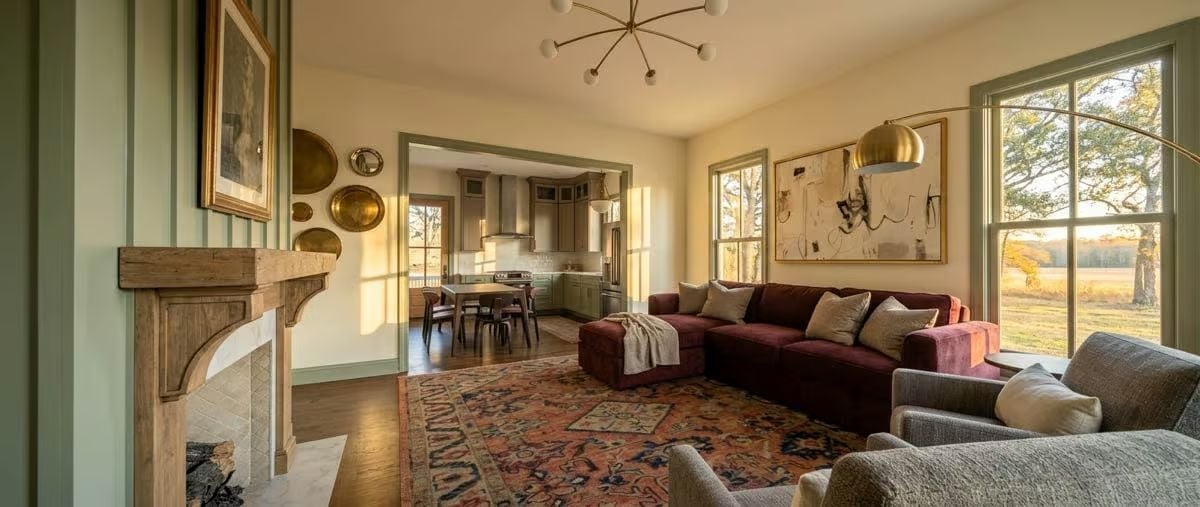 Brass Plates, Burgundy Velvet, and a View Worth Waking Up For