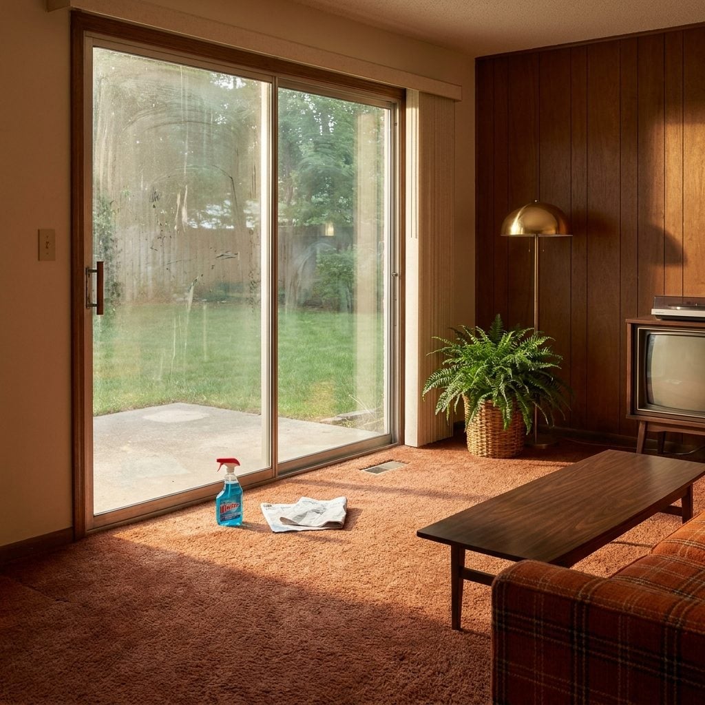 Windexing the Sliding Glass Door Until You Could See the Fingerprints Anyway