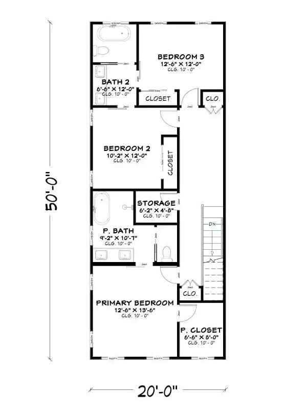 Floor Plan - Second Floor