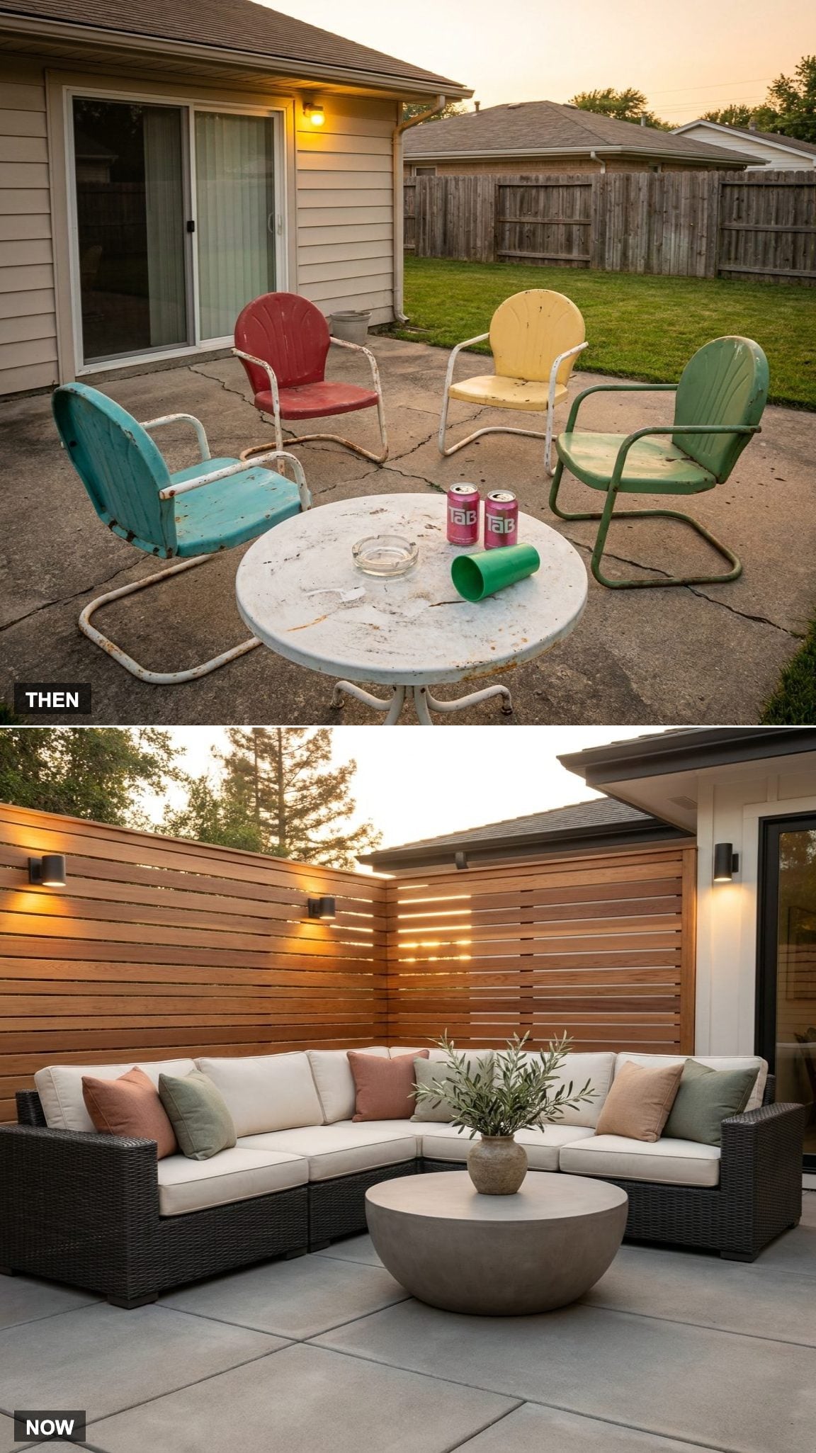 18. Wire Lawn Chairs Became All-Weather Sectionals