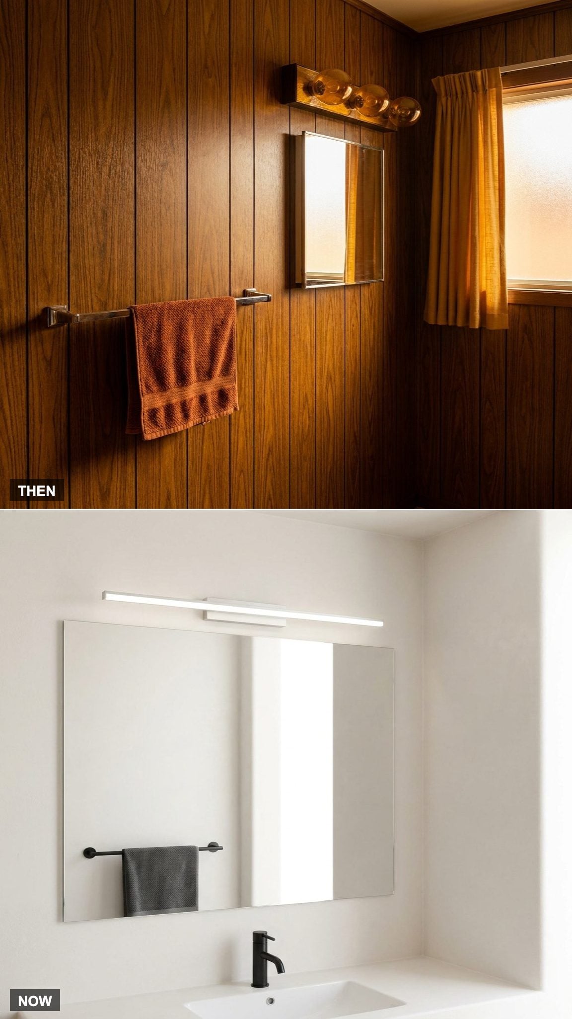 Dark Wood Paneling vs. Warm Plaster Walls