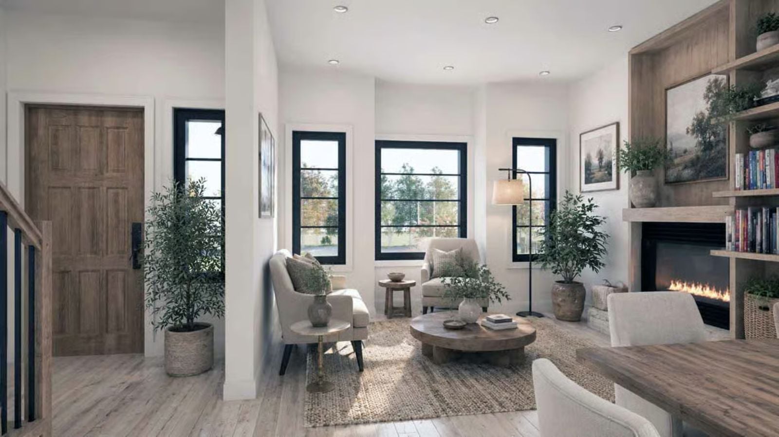 Jute, Linen, and a Fireplace That Actually Gets Used