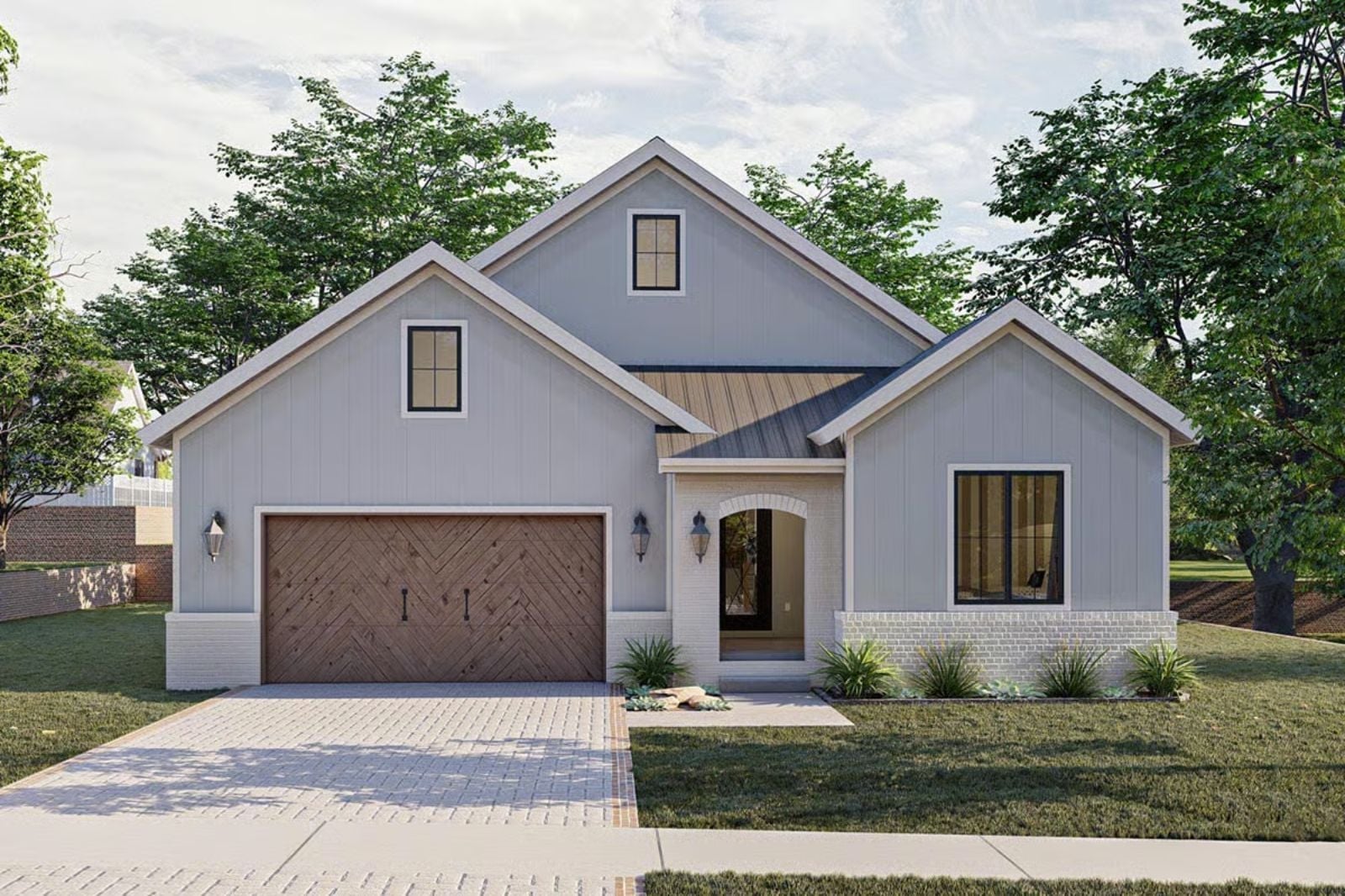 Wrenhollow 3-Bedroom New American with Covered Patio Designed for Couples Who'd Rather Host Than Be Hosted (Floor Plan)