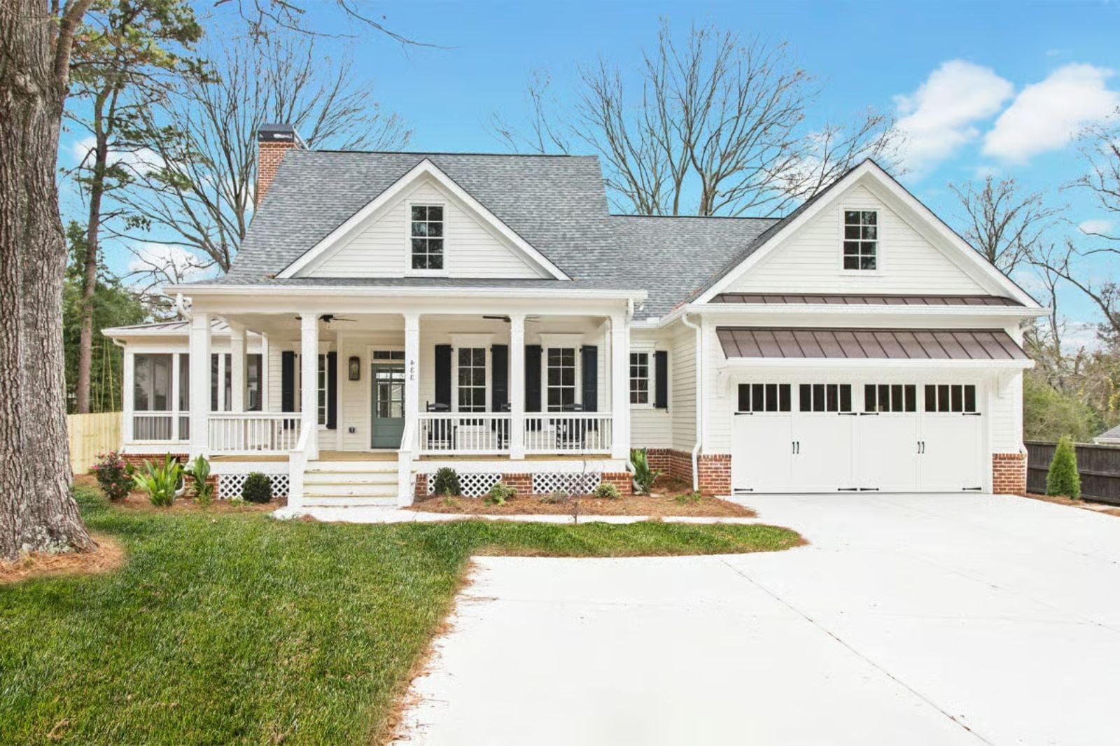Wrenhollow 4-Bedroom Country with Screened Porch Designed for Parents Who Need One Room the Kids Aren't Allowed In (Floor Plan)