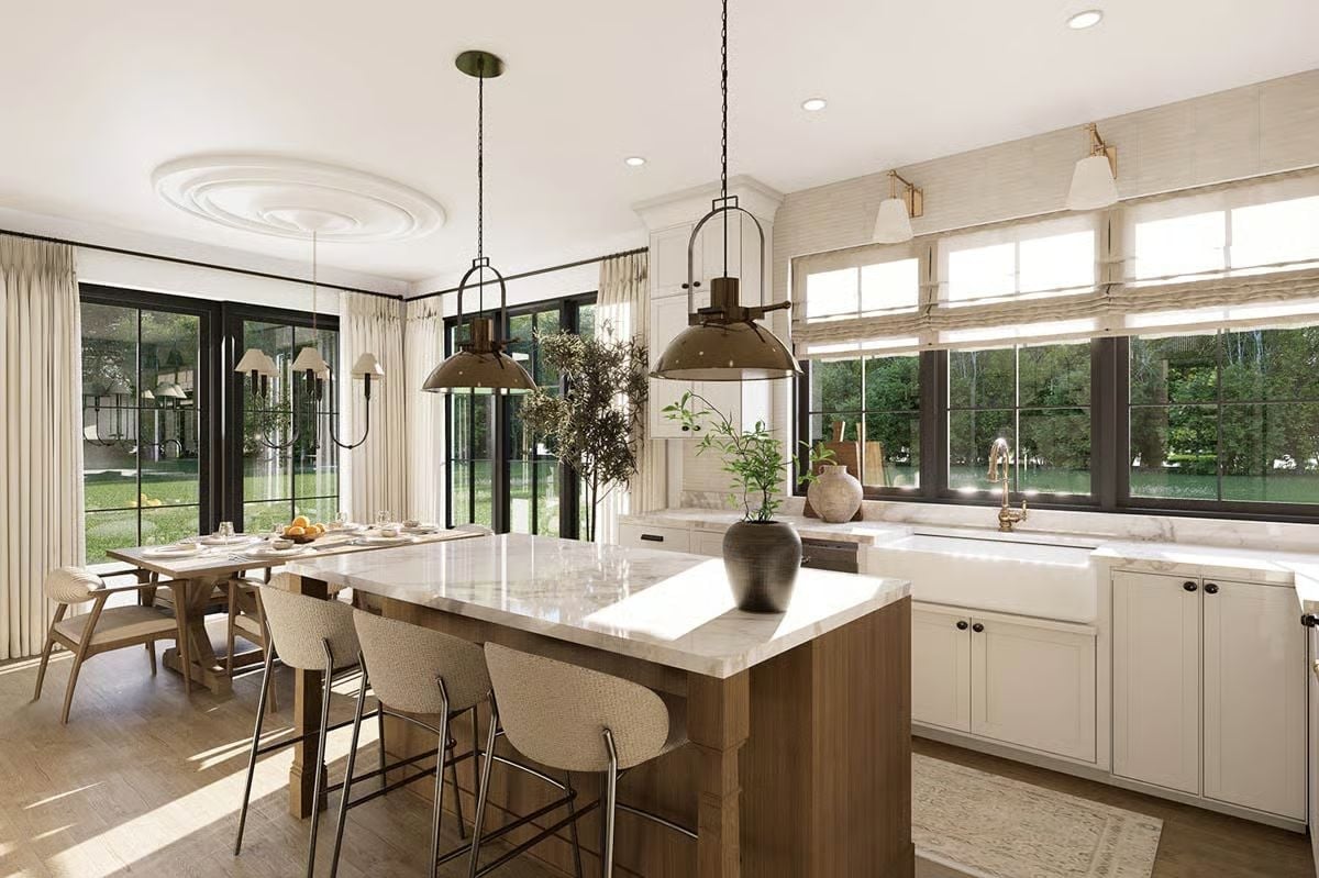 Marble Island, Pendant Lights That Mean Business, and Room for Everyone