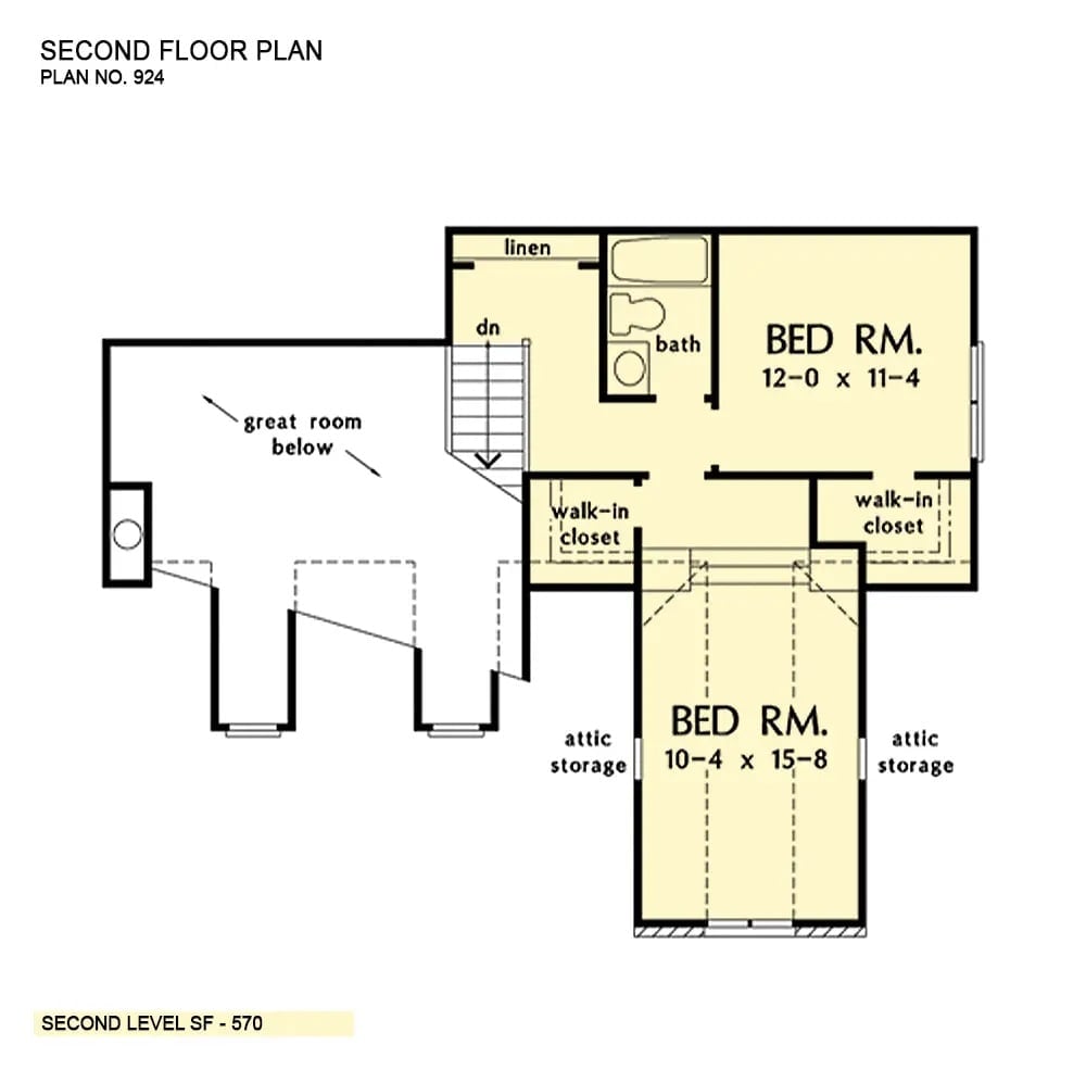Floor Plan - Second Floor