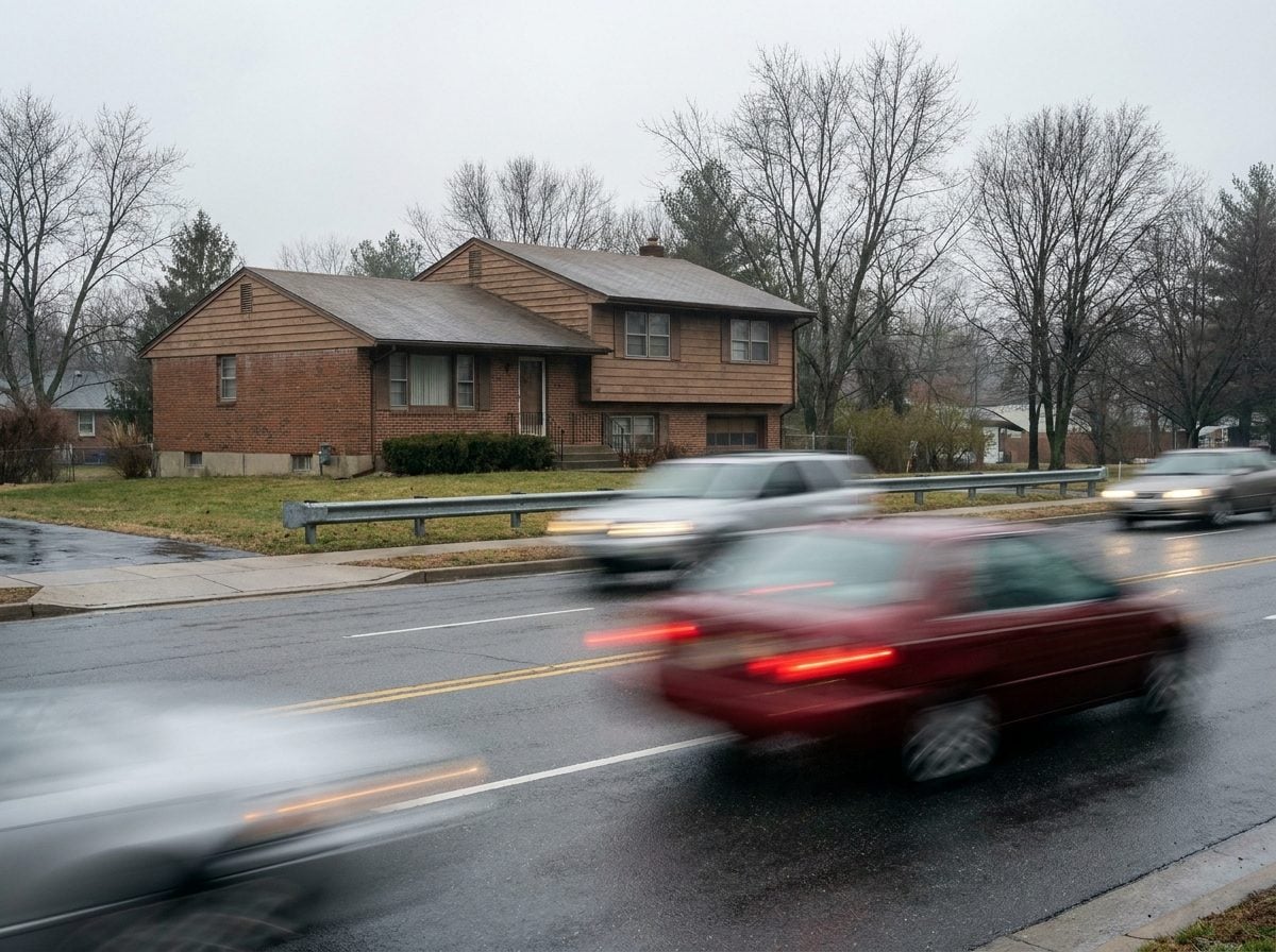 You Should Never Buy a House Near a Busy Road