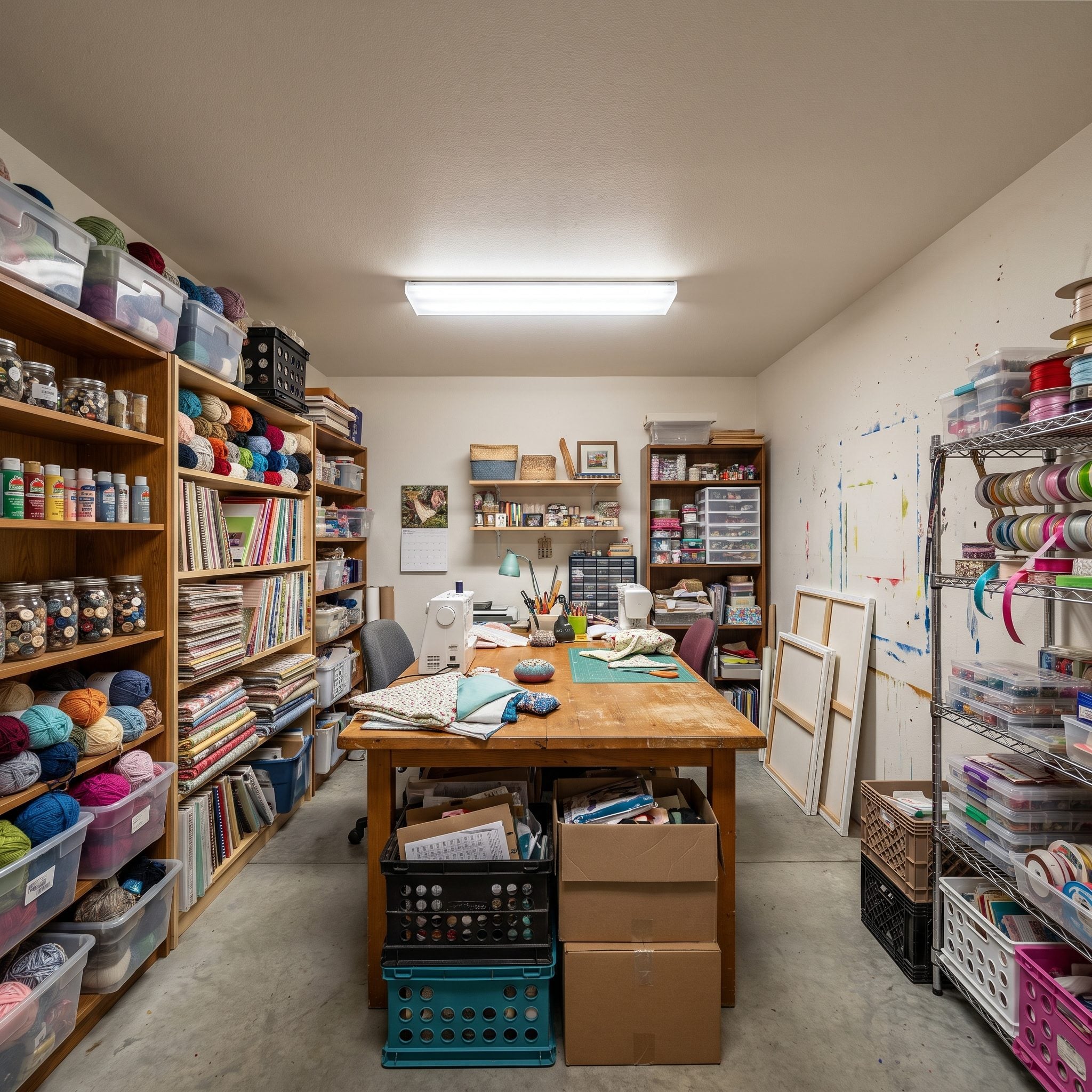 32 Before & After Craft Room Ideas for People Whose Serial Hobbies Have Completely Taken Over their House — Before