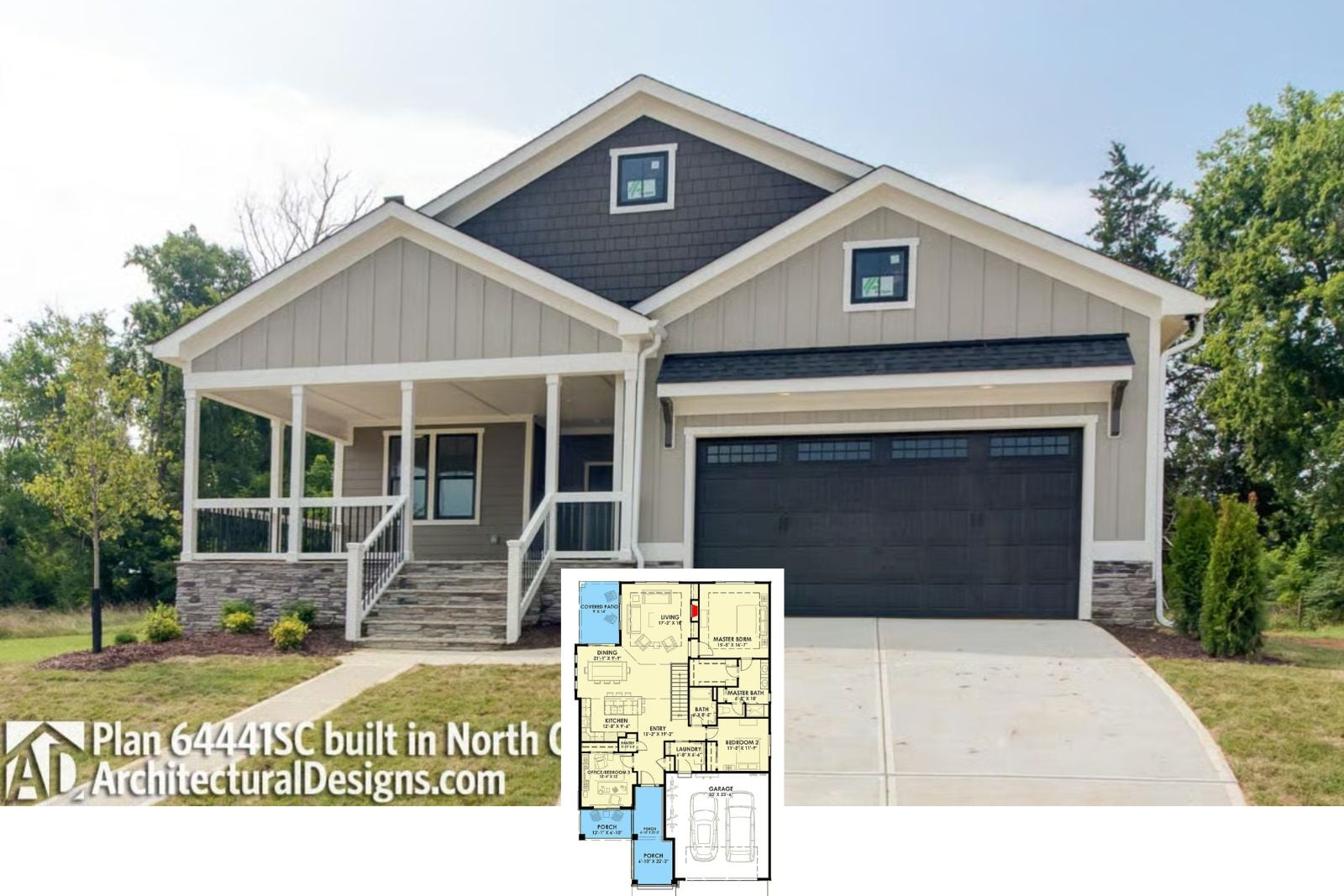 Bellrose 5-Bedroom Bungalow House Plan with Finished Basement (1,807 Sq. Ft. Floor Plan)