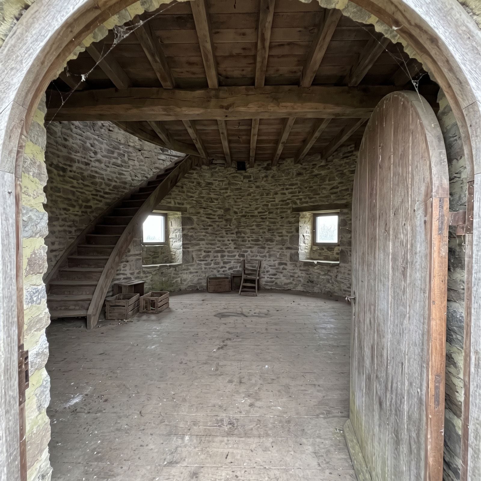 They Inherited an Abandoned Windmill and Had No Idea What to Do With It. AI Generated these Brilliant 35 Before & After Designs