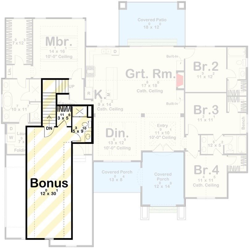 Floor Plan - Bonus Room