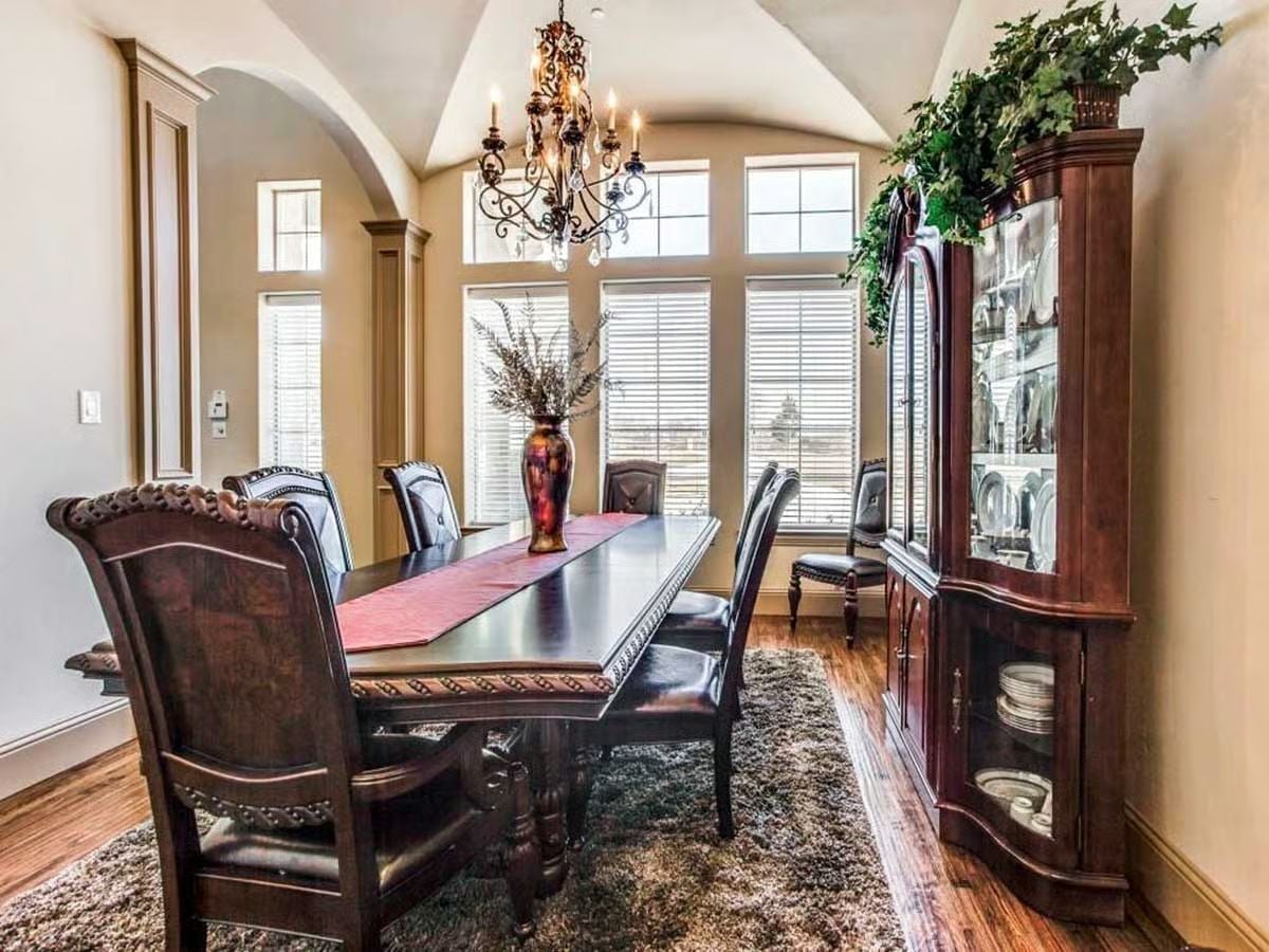 Dark Wood and Candlelight: A Formal Dining Room Built to Host