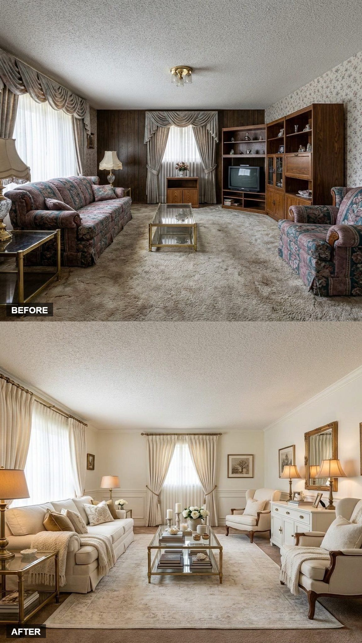 Antique Gold and the Look of a Room Collected Over Years